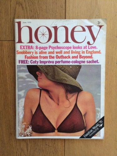 Honey & Vanity Fair June 1970 Roy A.Giles McQueen Jellybread Peter Jacobsen Goodbody