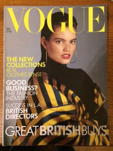 Vogue UK August 1988 Tully Jensen Herb Ritts Beetlejuice Lowry Donovan Elgort